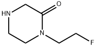 Piperazinone, 1-(2-fluoroethyl)- (9CI) 化学構造式