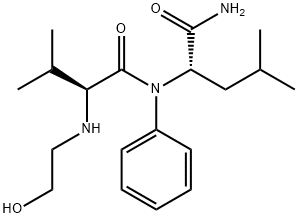 N-2-HYDROXYETHYL-VAL-LEU-ANILIDE Structure