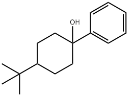 TRANS-1-PHENYL-4-TERT-BUTYLCYCLOHEXANOL 化学構造式