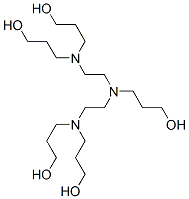 3,3',3'',3'''-[3-ヒドロキシプロピルイミノビス(エチレンニトリロ)]テトラキス(1-プロパノール) 化学構造式