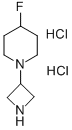 1-(3-AZETIDINYL)-4-FLUORO-PIPERIDINE DIHYDROCHLORIDE Structure
