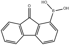 9-FLUORENONE-1-BORONIC ACID Struktur