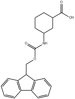 3-FMOC-AMINO-CYCLOHEXANECARBOXYLIC ACID Struktur