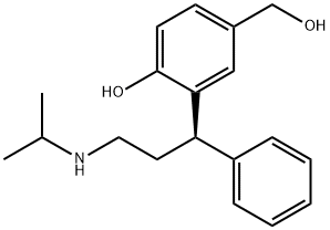 BenzeneMethanol, 4-hydroxy-3-[(1R)-3-[(1-Methylethyl)aMino]-1-phenylpropyl]- Struktur