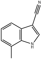 3-CYANO-7-METHYLINDOLE 化学構造式