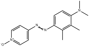 4-[[4-(ジメチルアミノ)-2,3-キシリル]アゾ]ピリジン1-オキシド 化学構造式