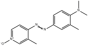 4-[[4-(Dimethylamino)-m-tolyl]azo]-3-methylpyridine 1-oxide Structure