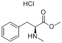 N-甲基-L-苯丙氨酸甲酯盐酸盐, 19460-86-7, 结构式