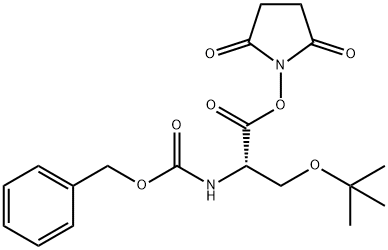 ZO-叔丁基-L-丝氨酸N-羟基琥珀酰亚胺酯,19460-97-0,结构式