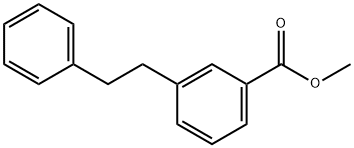 3-苯乙基苯甲酸甲酯 结构式