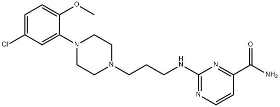 2-[[3-[4-(5-Chloro-2-methoxyphenyl)-1-piperazinyl]propyl]amino]-4-pyrimidinecarboxamide|2-[[3-[4-(5-氯-2-甲氧基苯基)-1-哌嗪基]丙基]氨基]-4-嘧啶甲酰胺