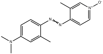 4-[[4-(Dimethylamino)-o-tolyl]azo]-3-methylpyridine 1-oxide Struktur