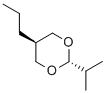 2α-Isopropyl-5β-propyl-1,3-dioxane Structure