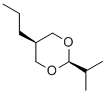 2α-Isopropyl-5α-propyl-1,3-dioxane Structure