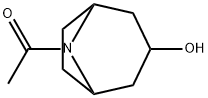 8-Azabicyclo[3.2.1]octan-3-ol, 8-acetyl- (9CI) 结构式