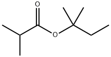 Propanoic acid, 2-Methyl-, 1,1-diMethylpropyl ester Struktur