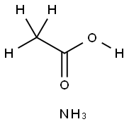 乙酸铵-D7, 194787-05-8, 结构式