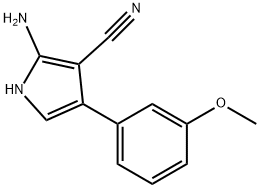 2-amino-4-(3-methoxyphenyl)-1H-pyrrole-3-carbonitrile|