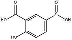 2-ヒドロキシ-5-スルフィノ安息香酸 化学構造式