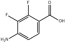 4-Amino-2,3-difluorobenzoic acid Struktur