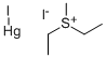 Diethylmethylsulfonium iodide mercuric iodide addition compound,19481-39-1,结构式
