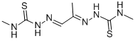 PYRUVALDEHYDE-BIS-N4-METHYL THIOSEMICARBAZONE Structure