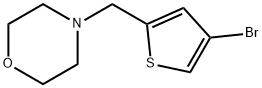 4-[(4-BROMOTHIEN-2-YL)METHYL]MORPHOLINE Structure