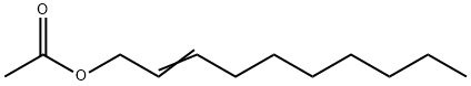 2-癸烯-1-醇乙酸酯,19487-61-7,结构式