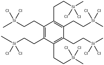 1,2,3,4,5,6-六[2-(甲基二氯硅基)乙基]苯,194933-15-8,结构式