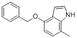 4-BENZYLOXY-7-METHYLINDOLE 结构式