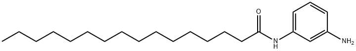 HexadecanaMide, N-(3-aMinophenyl)- Struktur