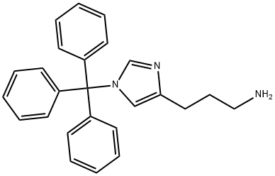 3-(1-TRITYL-1H-IMIDAZOL-4-YL)-PROPAN-1-YLAMINE Struktur
