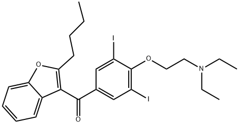 胺碘酮, 1951-25-3, 结构式