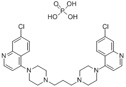 Piperazine, phosphate (1:) Struktur