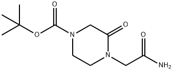 tert-butyl 4-(2-amino-2-oxoethyl)-3-oxopiperazine-1-carboxylate, 1951451-63-0, 结构式