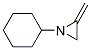 Aziridine, 1-cyclohexyl-2-methylene- (9CI),195153-97-0,结构式