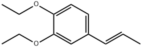 Benzene, 1,2-diethoxy-4-(1-propenyl)-, (E)- (9CI) Struktur