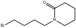 2-Piperidinone, N-[4-bromo-n-butyl]- Struktur