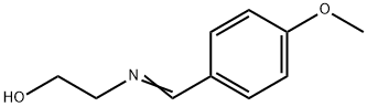 2-[(P-METHOXYBENZYLIDENE)AMINO]ETHANOL, 1952-35-8, 结构式