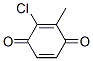 2,5-Cyclohexadiene-1,4-dione,  2-chloro-3-methyl- Struktur