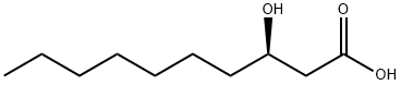 3-(R)-Hydroxydecanoic acid, 19525-80-5, 结构式