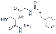 (N-(Benzyloxycarbonyl)glycyl)-l-serine hydrazide Struktur