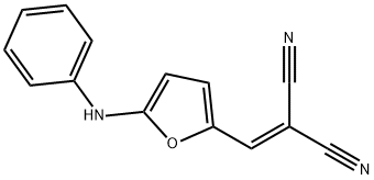 Propanedinitrile,  [[5-(phenylamino)-2-furanyl]methylene]-  (9CI) Struktur