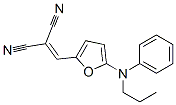 Propanedinitrile,  [[5-(phenylpropylamino)-2-furanyl]methylene]-  (9CI) Structure