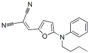 Propanedinitrile,  [[5-(butylphenylamino)-2-furanyl]methylene]-  (9CI) Struktur