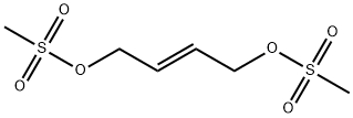 (E)-2-Butene-1,4-diol di(methanesulfonate) Structure