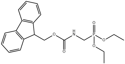 Diethyl (FMOC-aminomethyl)phosphonate Struktur