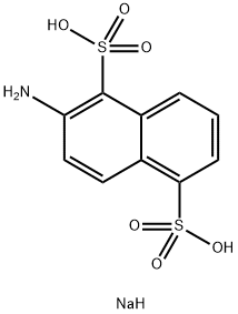 8-AMINO-1,5-NAPHTHALENEDISULFONIC ACID MONOSODIUM SALT Struktur