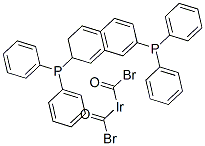dibromocarbonylhydrobis(triphenylphosphine)iridium  化学構造式