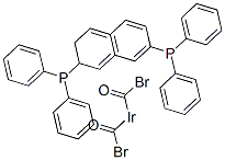 dibromocarbonylhydrobis(triphenylphosphine)iridium  Structure